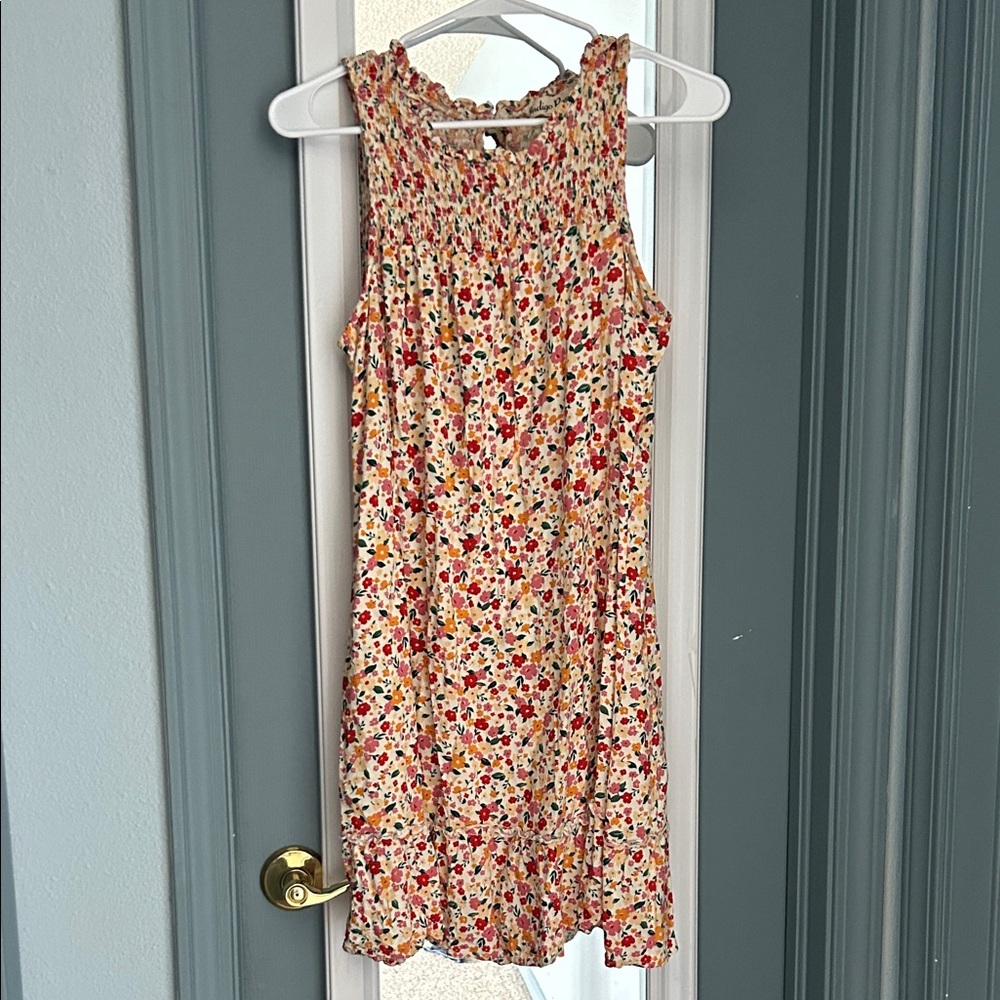 Floral Sleeveless Casual Dress
